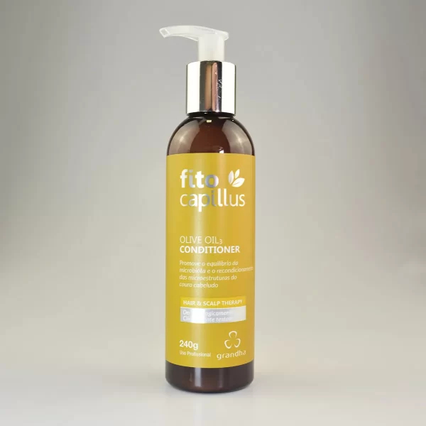 Olive Oil Conditioner Fito Capillus Olive Condicionador Equilibrante para Pontas Secas e Raiz Oleosa 240 g