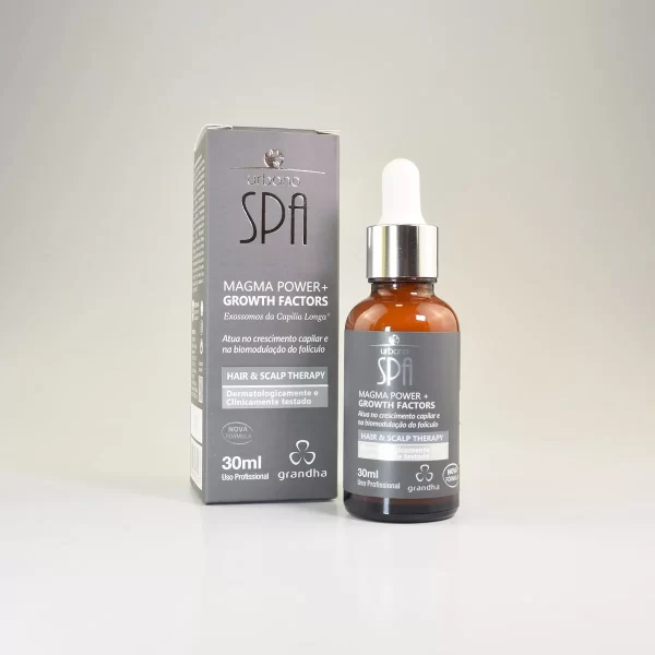Urbano Spa Black + Growth Factors Tônico com Fatores de Crescimento Magma Power + 30ml