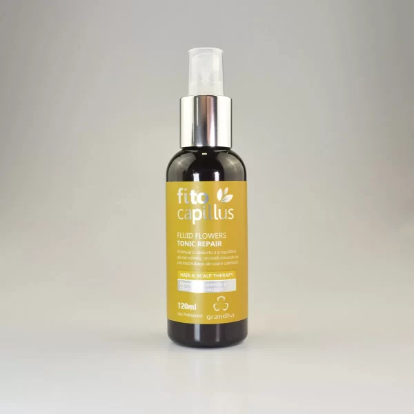 Fluid Flowers Tonic Repair Fito Capillus Olive Tônico Equilibrante para Pontas Secas e Raiz Oleosa 120 ml